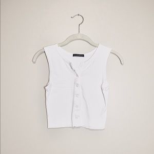 Brandy Melville Button Down Tank